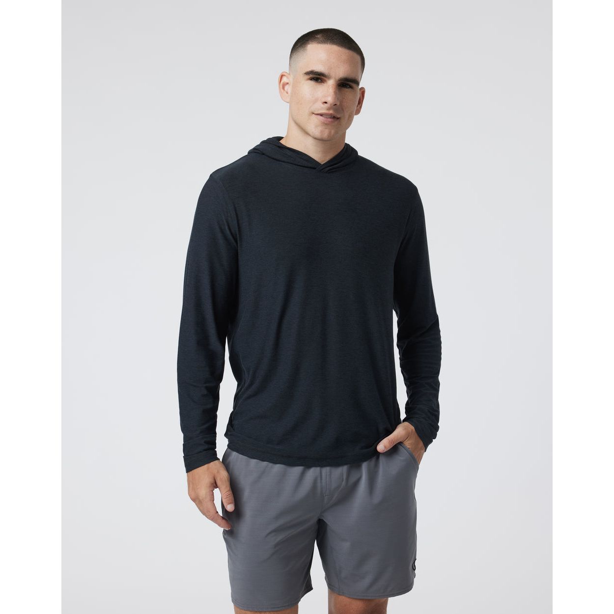 Vuori Men's Strato Tech Hoodie-Footprint USA
