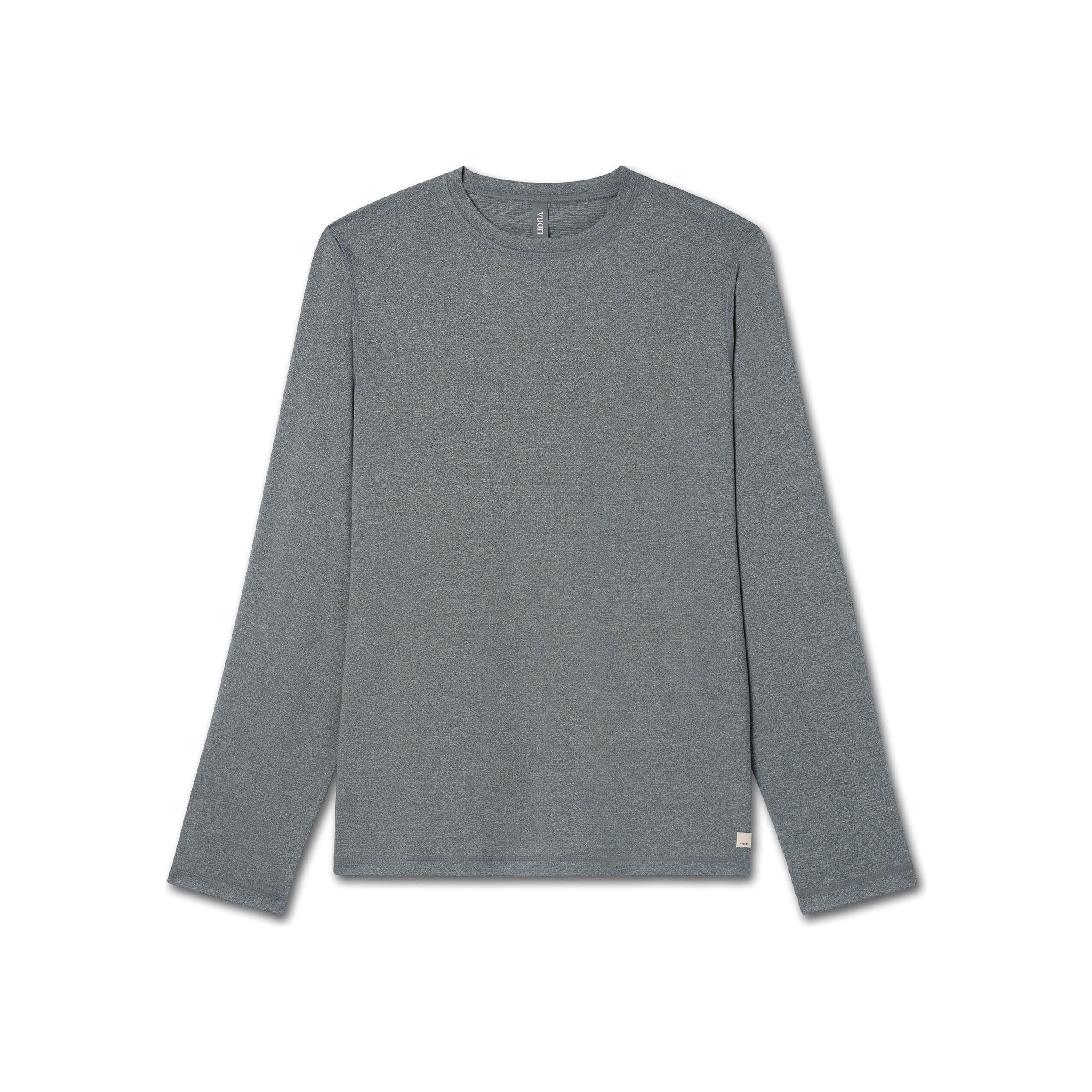 Long Sleeve Tradewind Performace Tee 2.0 in Heather Grey  Men's Apparel