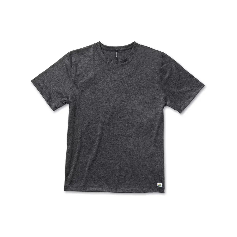 Vuori Men's Strato Tech Tee in Charcoal Heather  Clothing