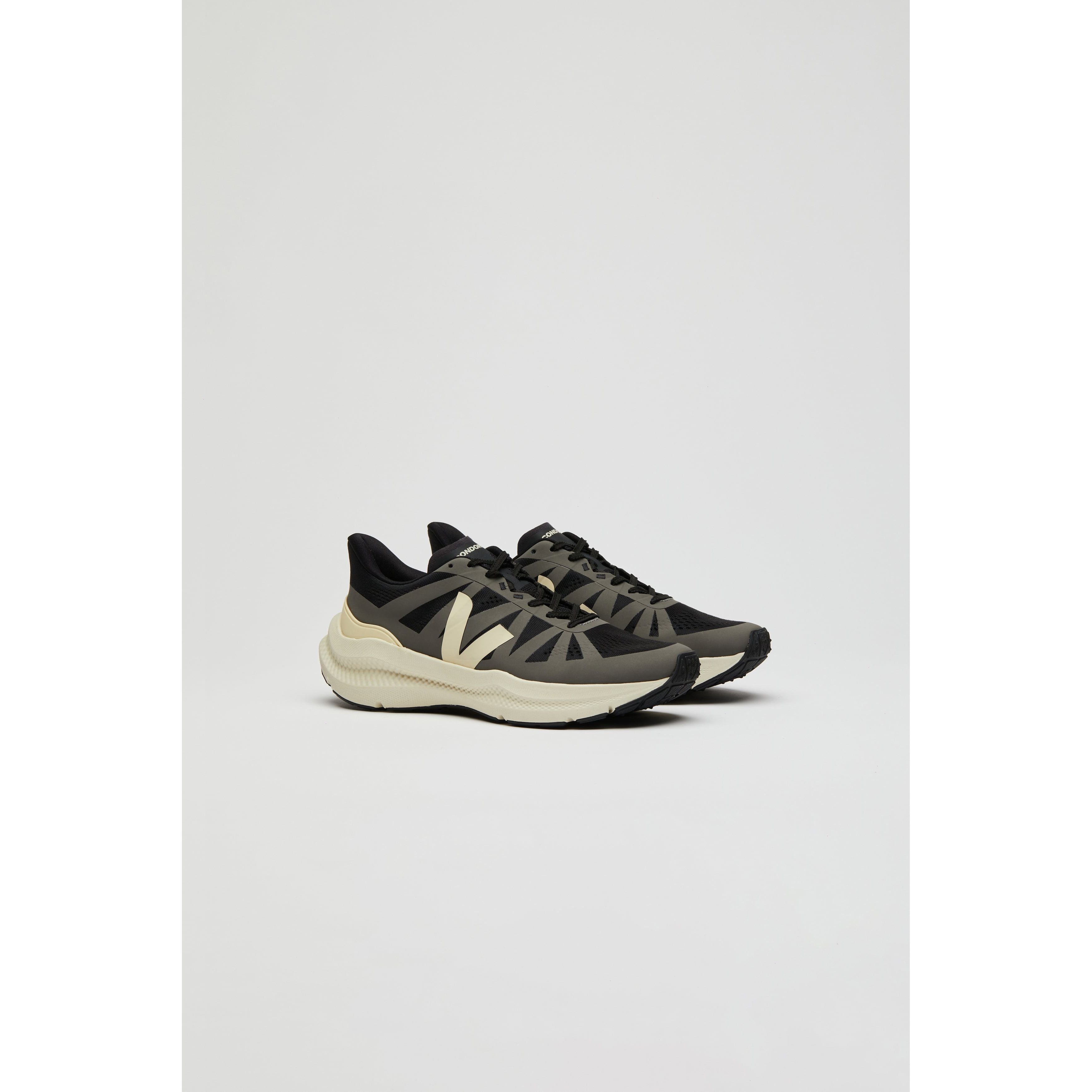 Veja Men's Condor 3 Engineered Mesh in Black Calcaire  Shoes