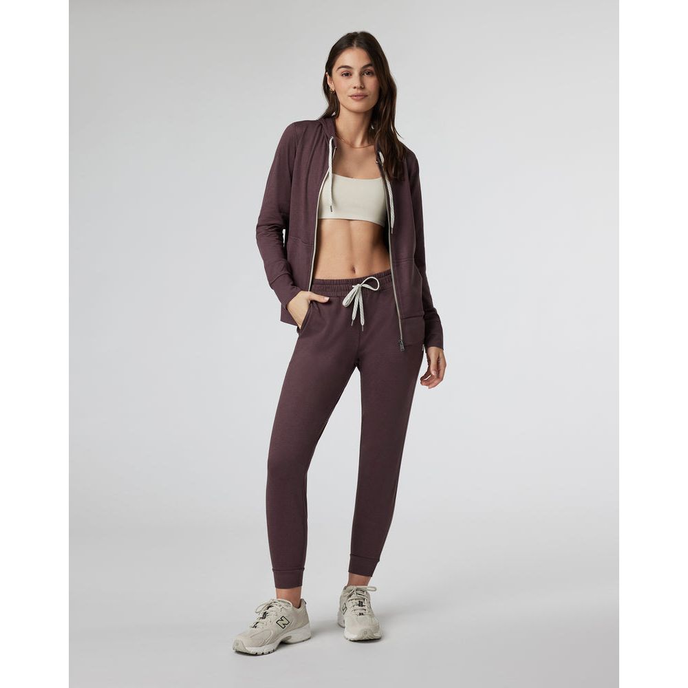 Vuori Women's Halo Performance Hoodie 2.0 in Elderberry Heather  Women's Apparel