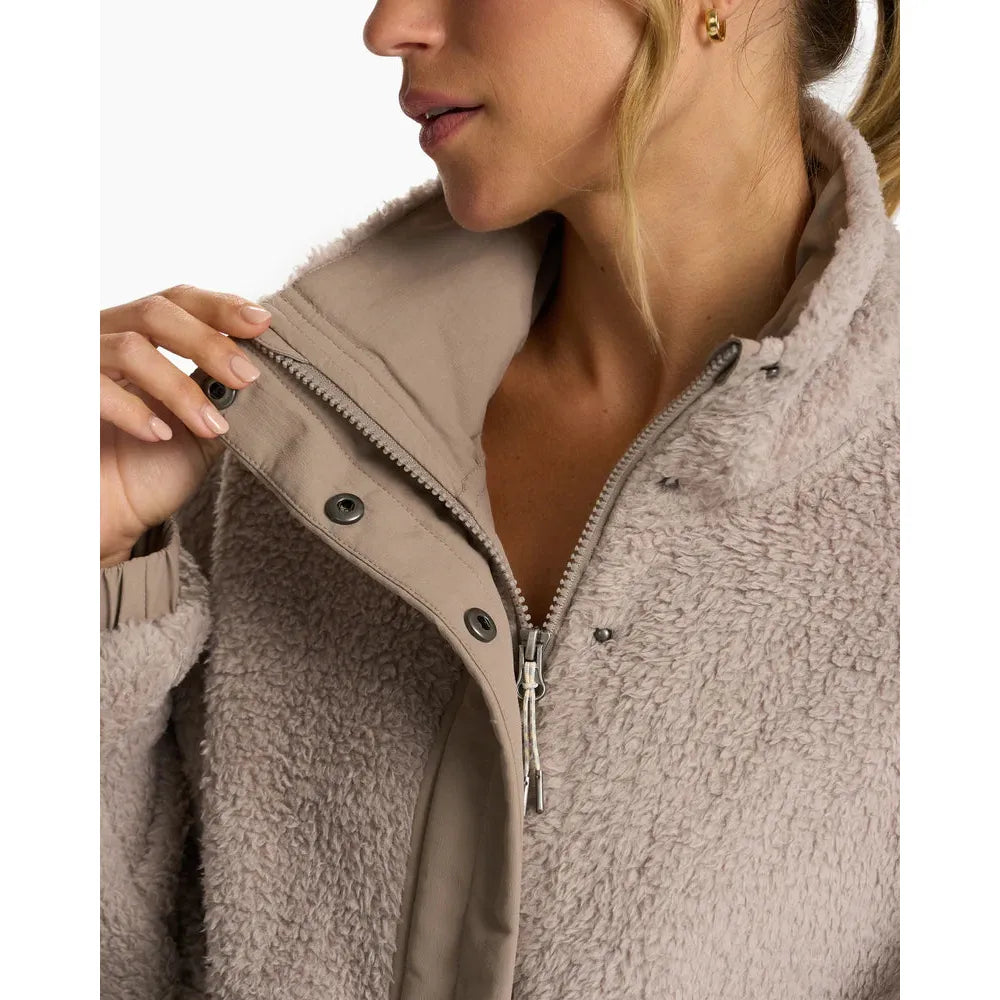 Ladies sherpa jackets sales
