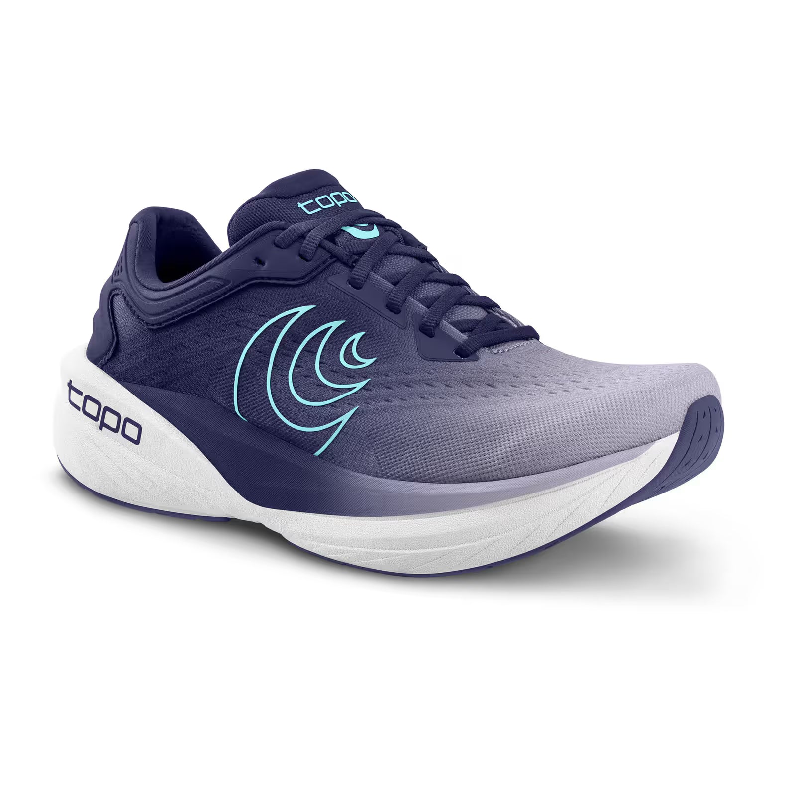 Topo Athletic Women's Phantom 4 Road Training Shoe in Purple Blue