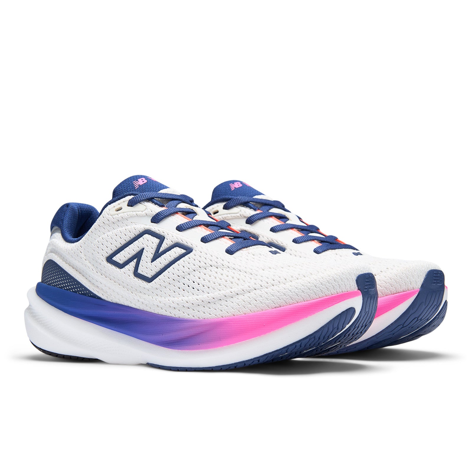 New Balance Women's 1080v15 in Sea Salt with Blue Oyster