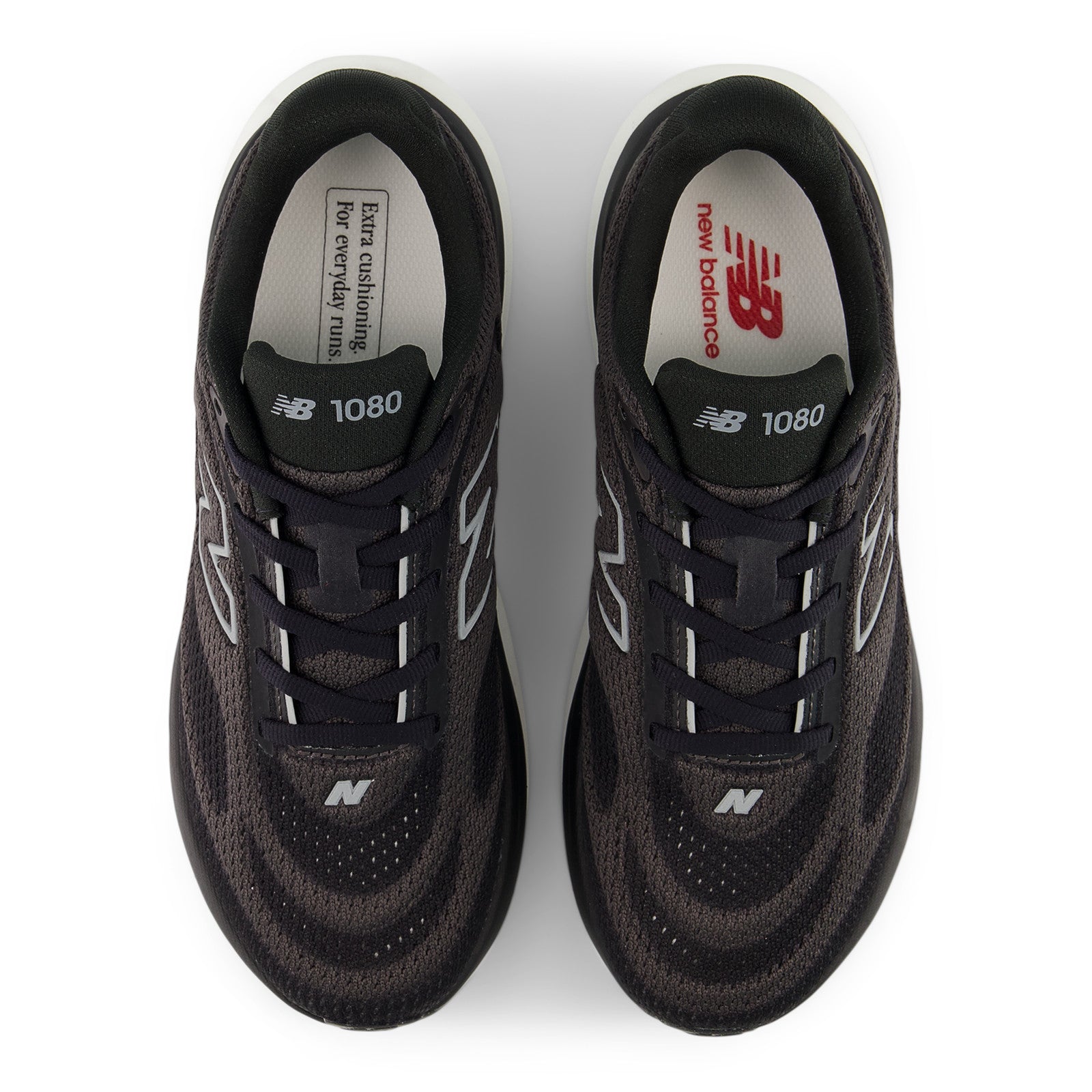 New Balance Women's 1080v15 in Black with Slate Grey