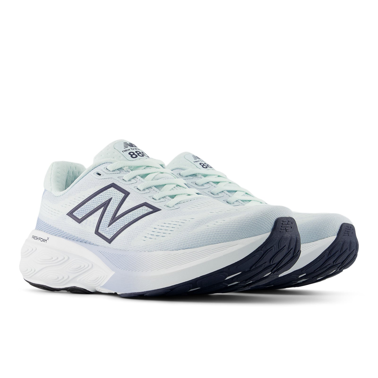 New Balance Women's Fresh Foam X 880v15 in Glint Blue with NB Navy