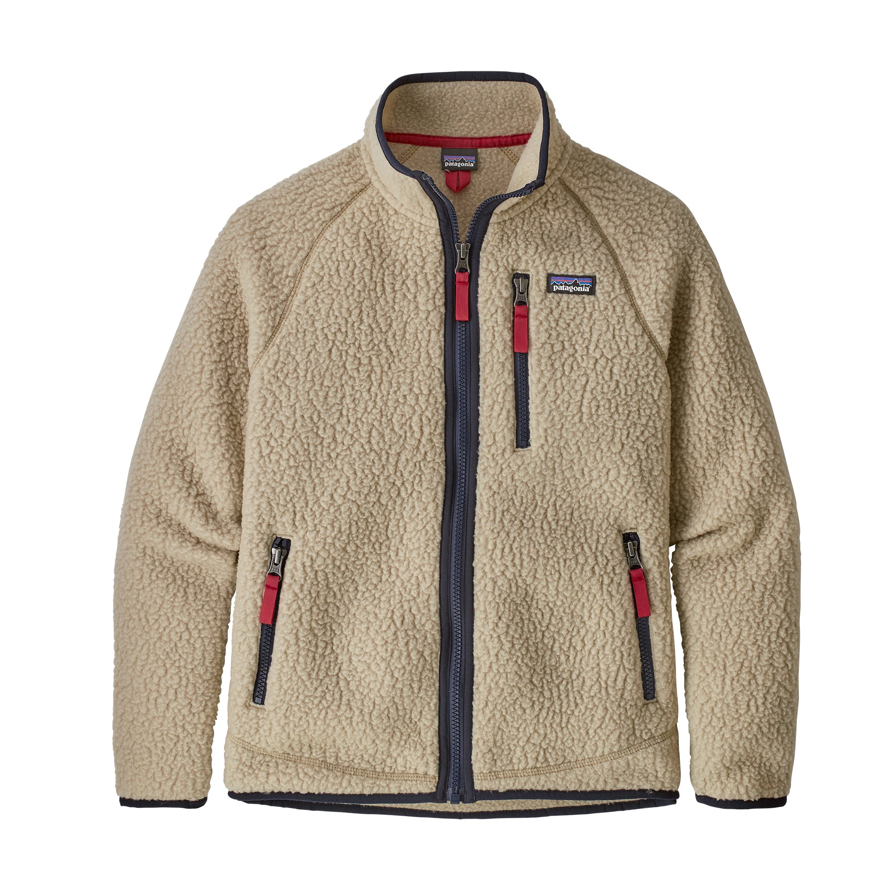 Patagonia Kids' Retro Pile Fleece Jacket in El Cap Khaki