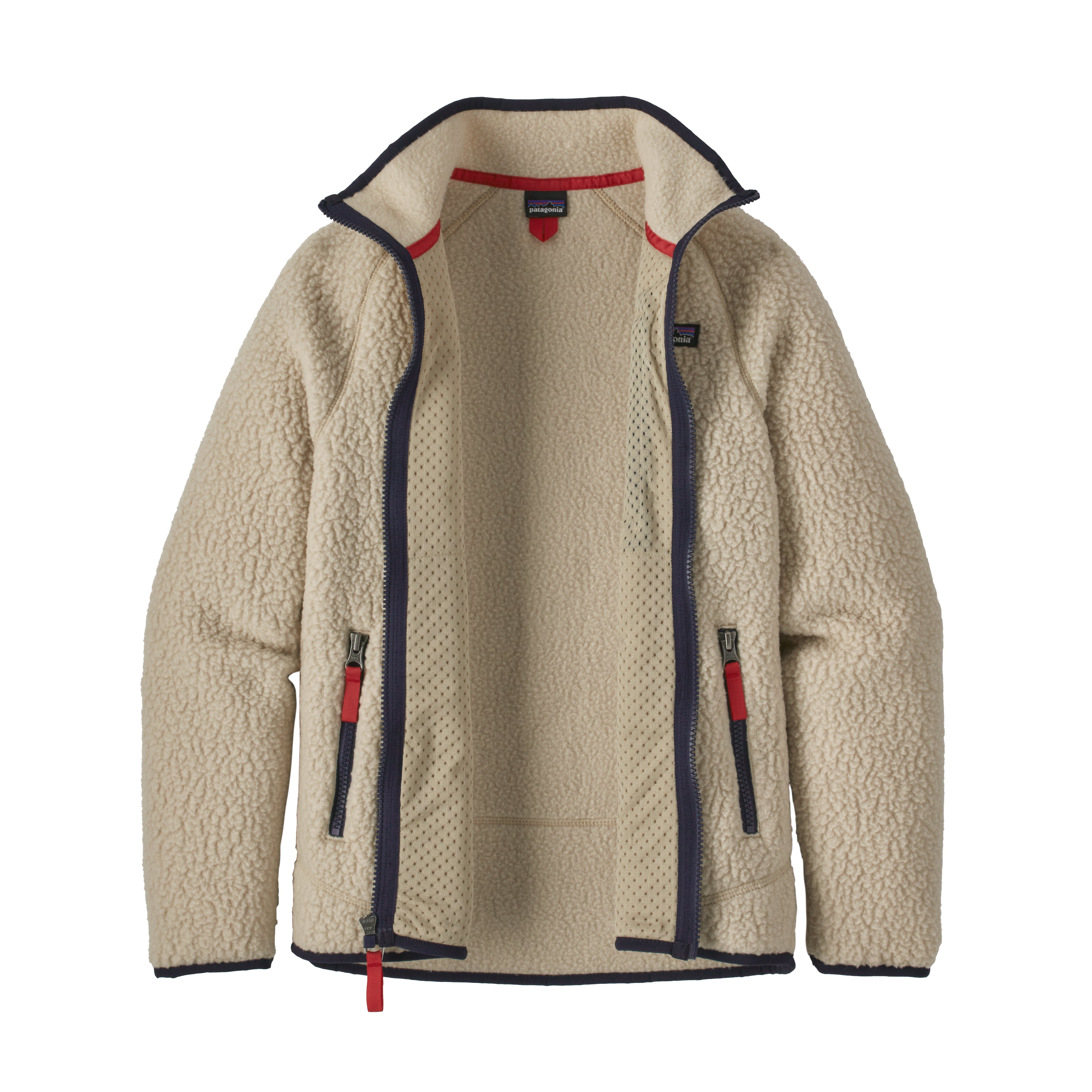 Patagonia Kids' Retro Pile Fleece Jacket | El Cap Khaki