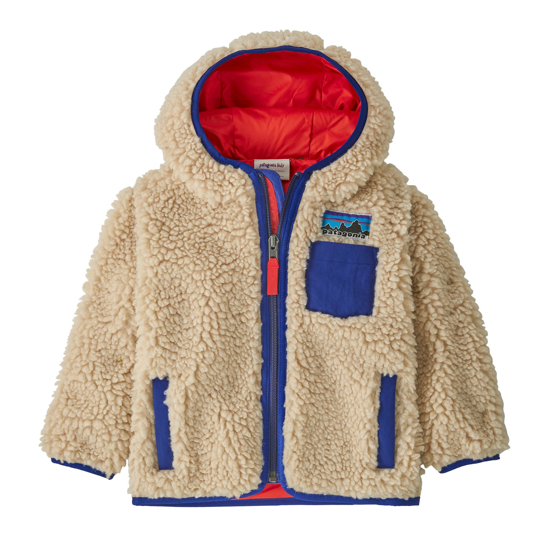 Patagonia Baby Retro-X® Fleece Hoody in Dark Natural