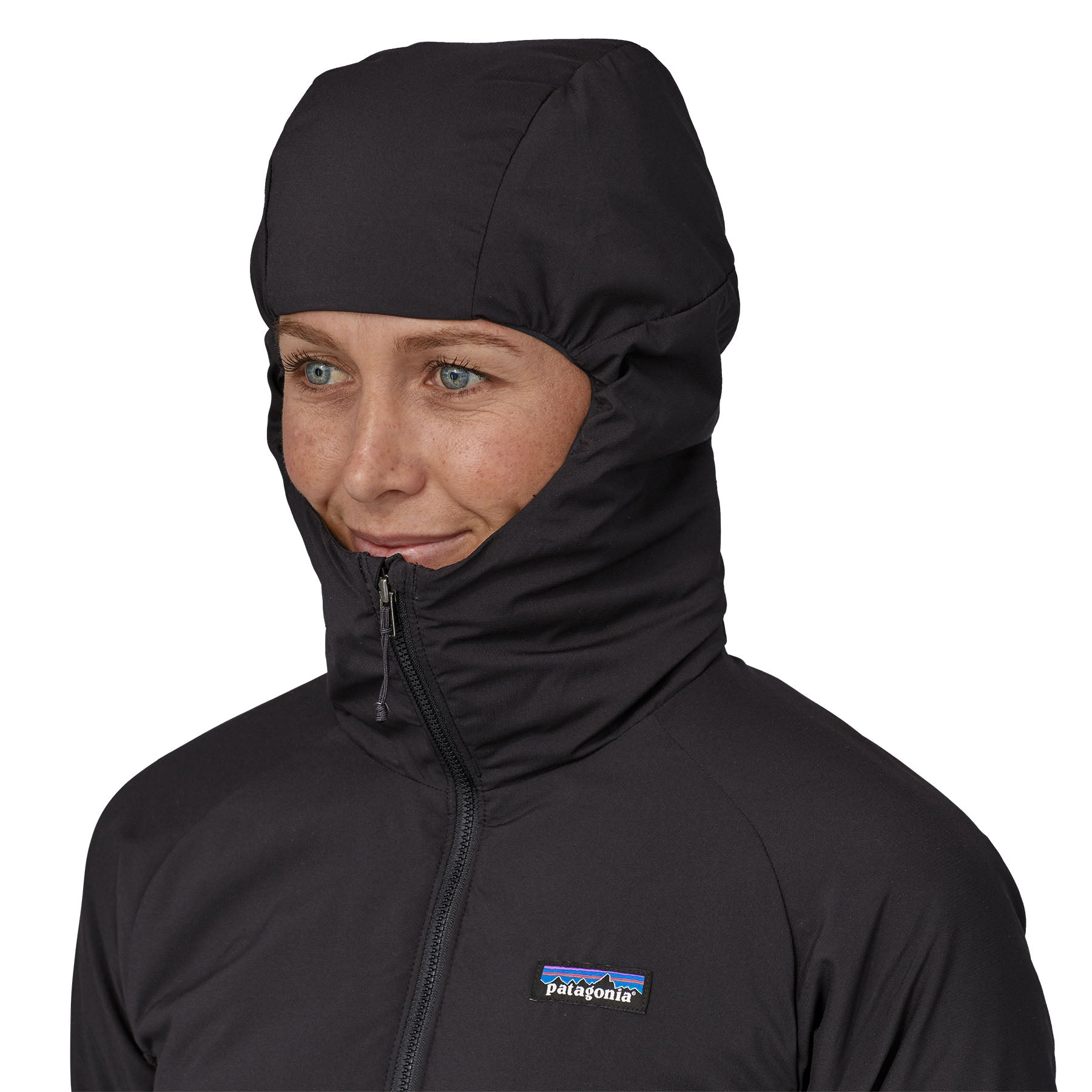 Patagonia Women's Nano-Air® Light Hybrid Hoody in Black