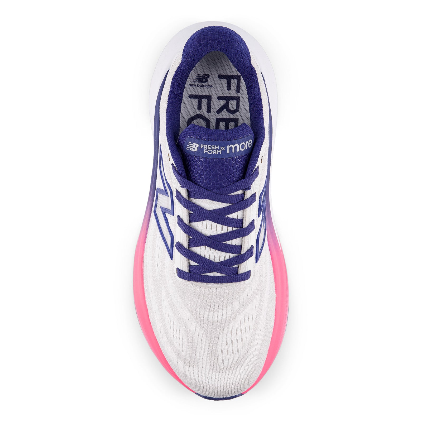 New Balance Women's Fresh Foam X More v6 in Reflection with Blue Oyster and Pink Heat