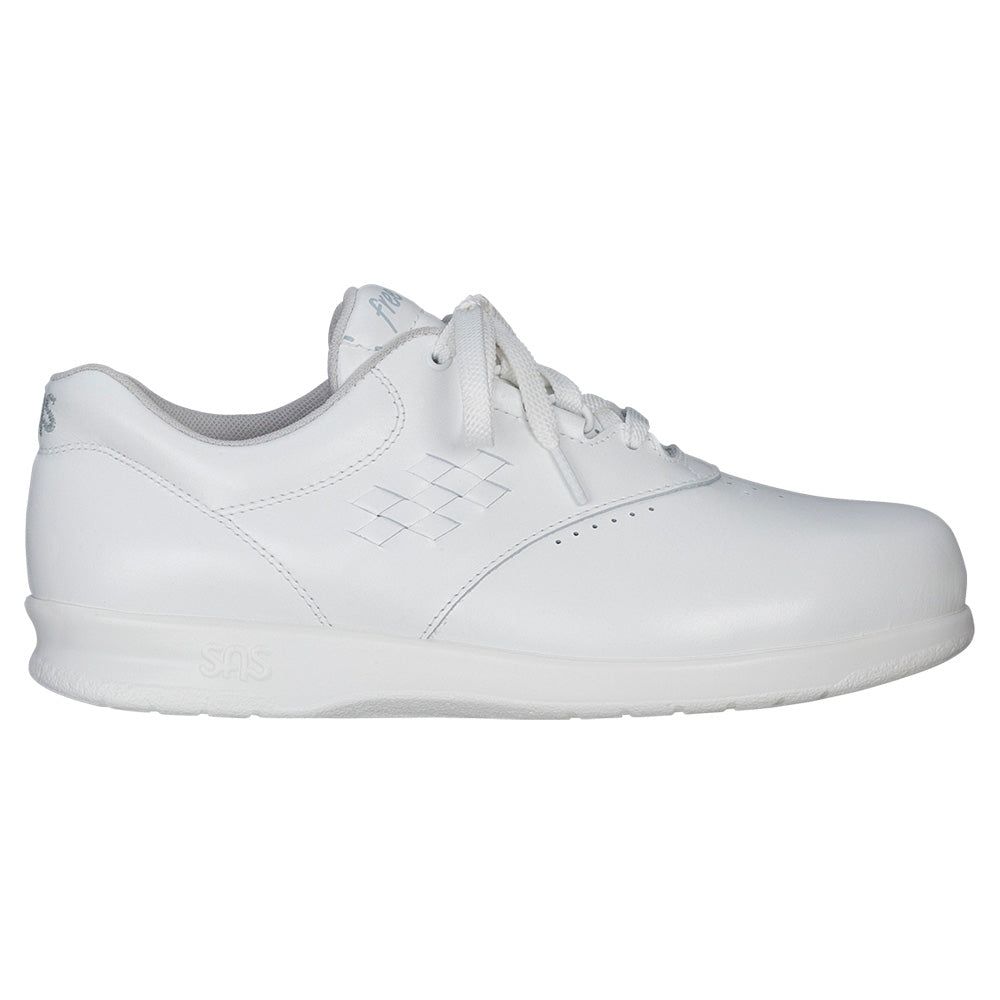 SAS Women's Free Time Walking Shoe in White White