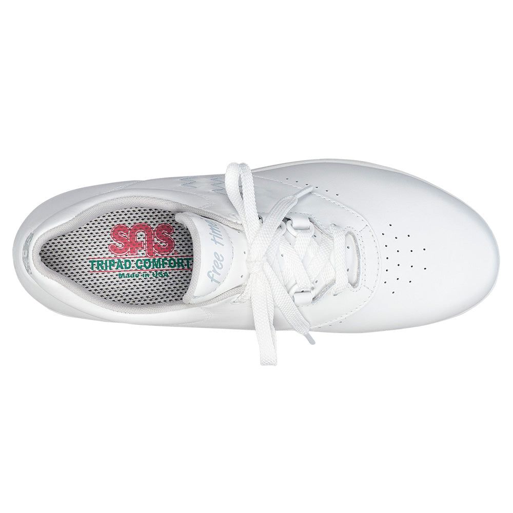 SAS Women's Free Time Walking Shoe in White White