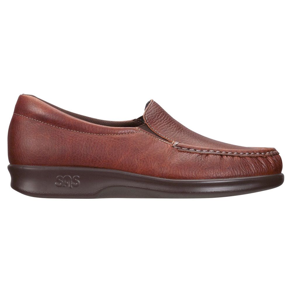 SAS Women's Twin Slip On Loafer in Mulch