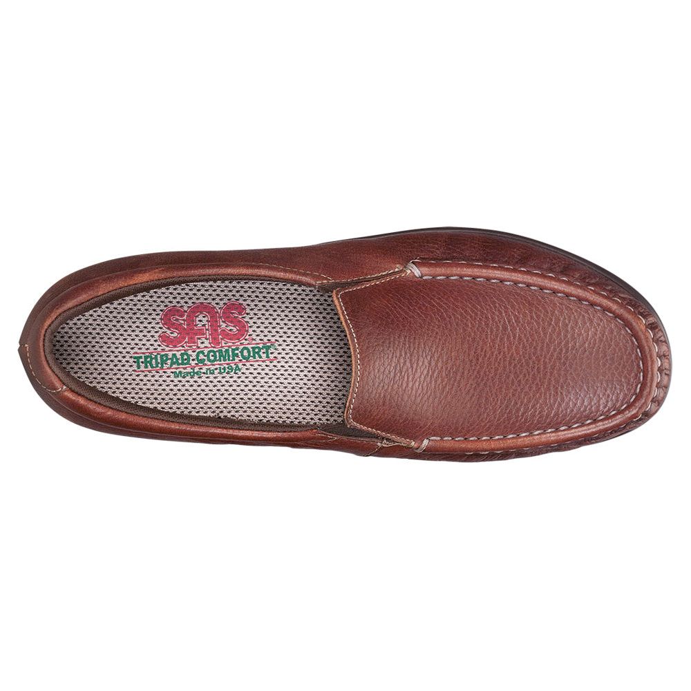 SAS Women's Twin Slip On Loafer in Mulch
