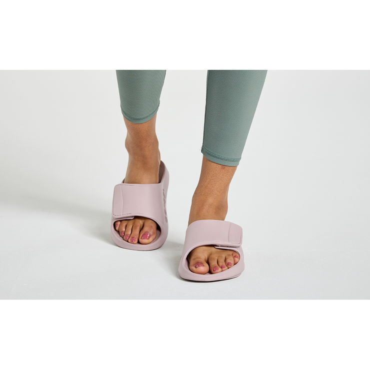 OOFOS Unisex Ooahh Sport Flex Slide Sandals in Stardust  Women&