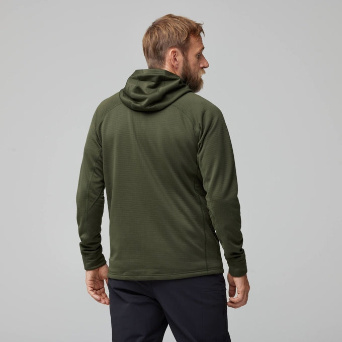 Fjallraven Men's Abisko Grid Fleece Hoodie  Men's Apparel