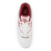 New Balance Men's BB550 in White Shadow Grey Cardinal Vegas Gold