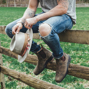 Blundstone 1306 Premium Leather Chelsea Boots in Rustic Brown  Men's Boots