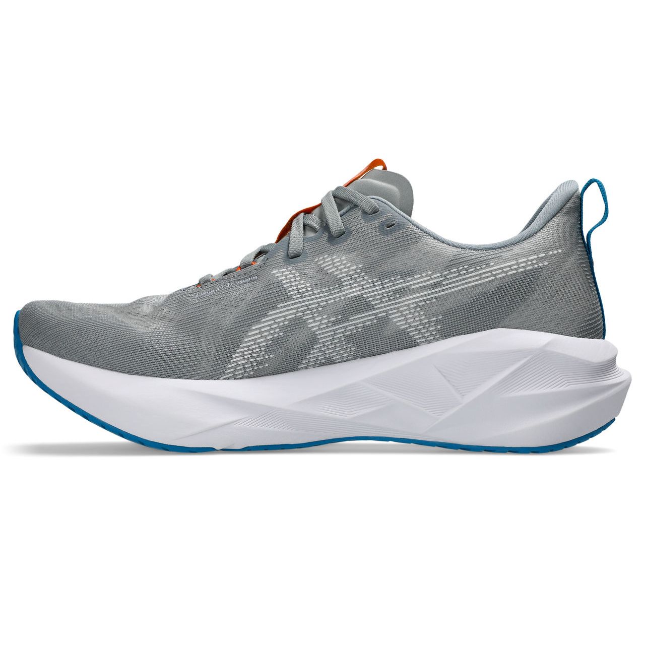 Asics Men's Novablast 5 Running Shoes in Gravel/White