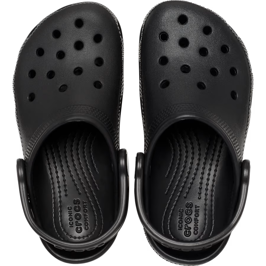 Crocs Kids' Classic Clog in Black