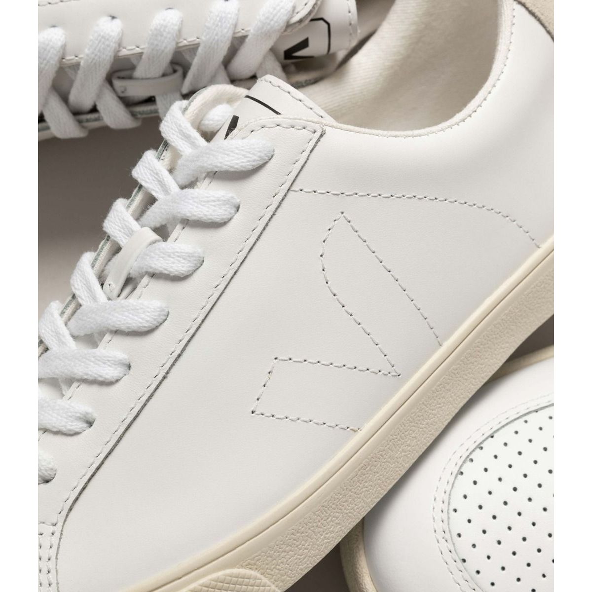 Veja Women's Esplar Leather Sneaker in Extra White  Shoes