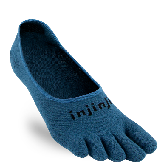 Injinji Men's Sport Lightweight Hidden sock in Steel  Accessories