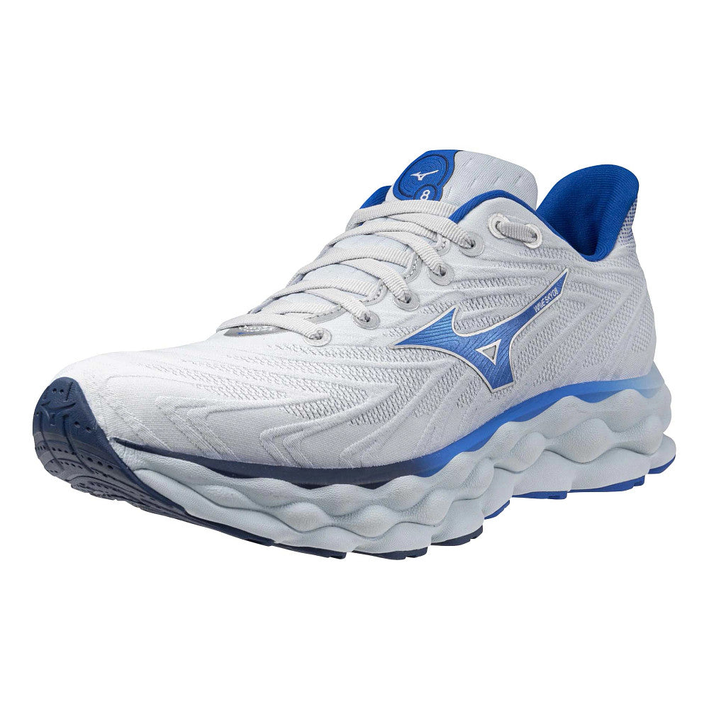 Mizuno Men's Wave Sky 8 in Plein Air-Laser Blue  Shoes