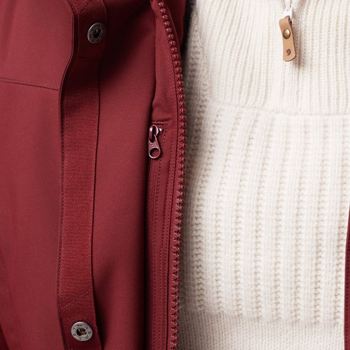 Fjallraven Women's Nuuk Lite Parka in Bordeaux Red  Women's Apparel