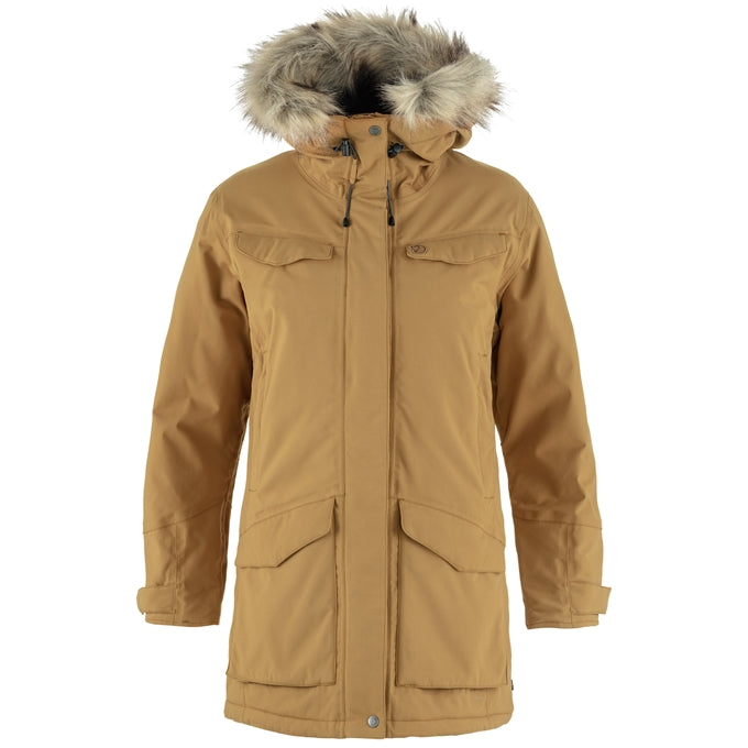 Fjallraven Women's Nuuk Parka in Buckwheat Brown  Women's Apparel