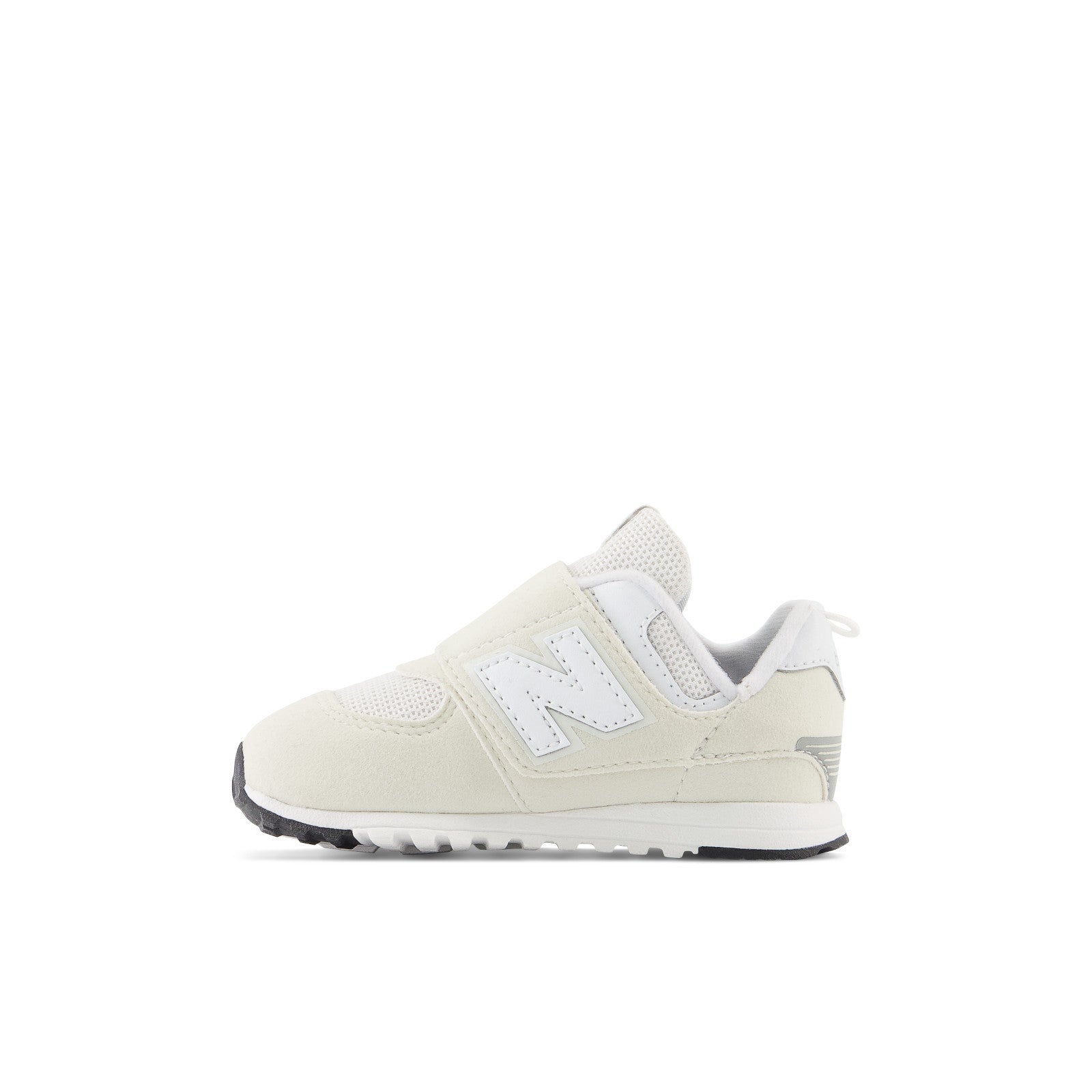 New Balance Kids' 574 NEW-B Hook & Loop in Nimbus Cloud with NB 103 White