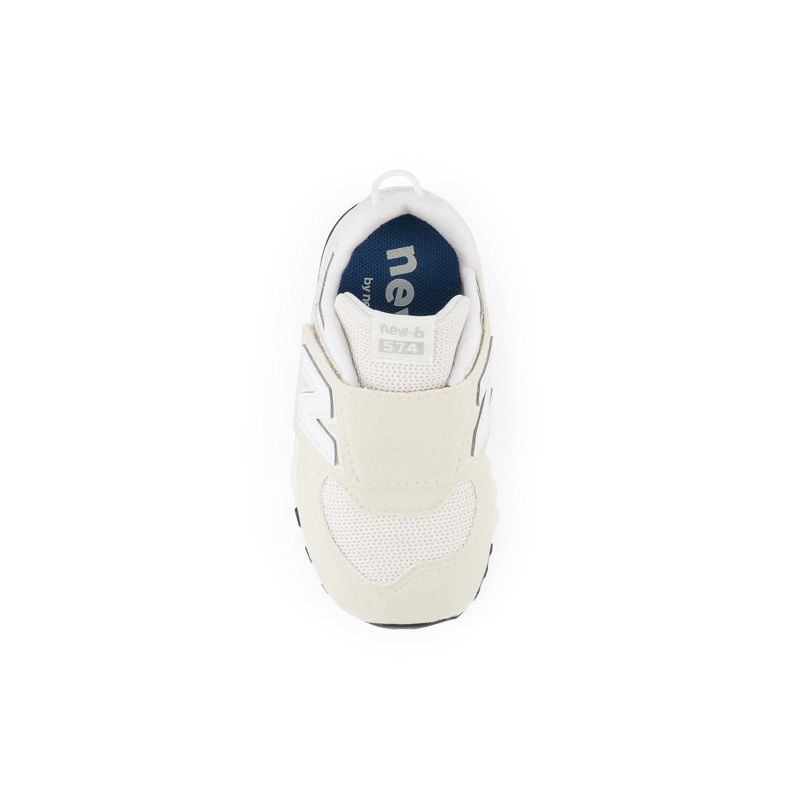 New Balance Kids' 574 NEW-B Hook & Loop in Nimbus Cloud with NB 103 White