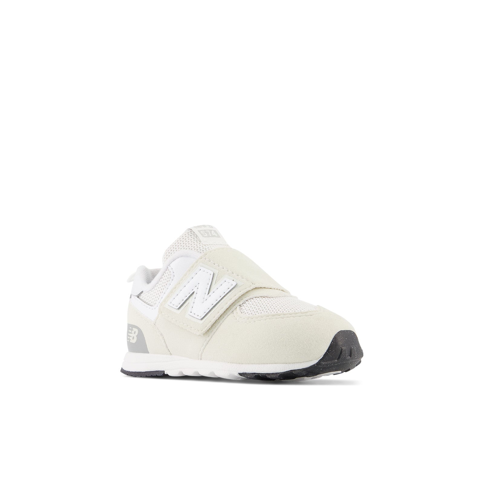 New Balance Kids' 574 NEW-B Hook & Loop in Nimbus Cloud with NB 103 White
