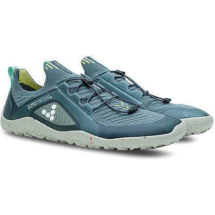 Vivobarefoot Men's Primus Trail Knit FG in Blue  Men's Footwear