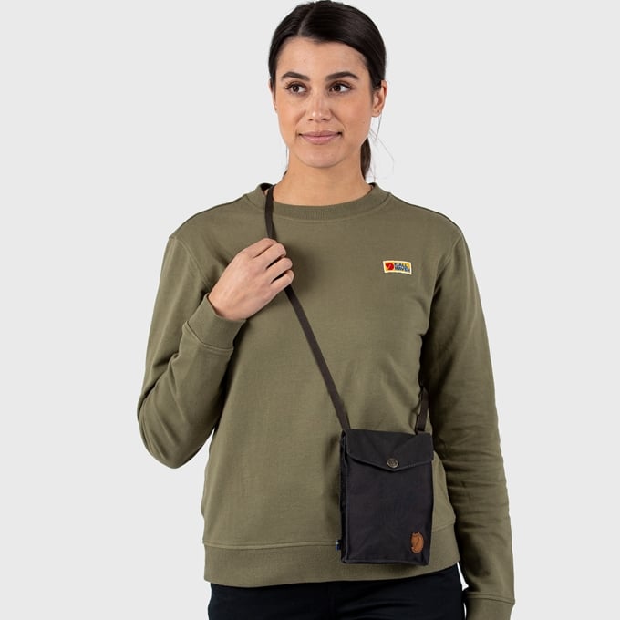 Fjallraven Kanken Pocket Shoulder Bag in Super Grey