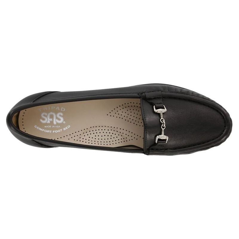 SAS Women's Metro in Smooth Black  Women's Footwear
