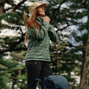 Fjallraven Women's Expedition X-Latt Jacket in Deep Forest  Women's Apparel
