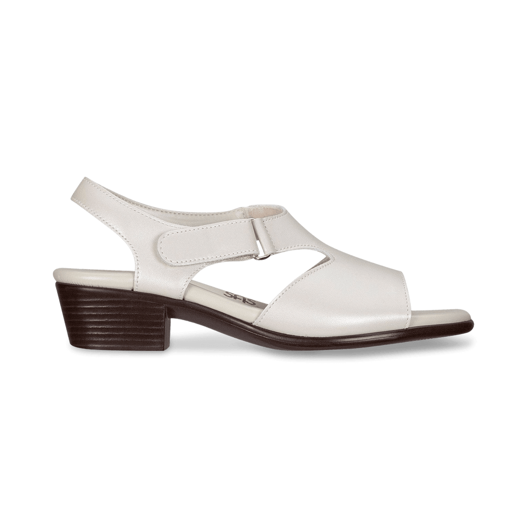 SAS Women's Suntimer Heeled Sandal in Pearl Bone  Women's Footwear