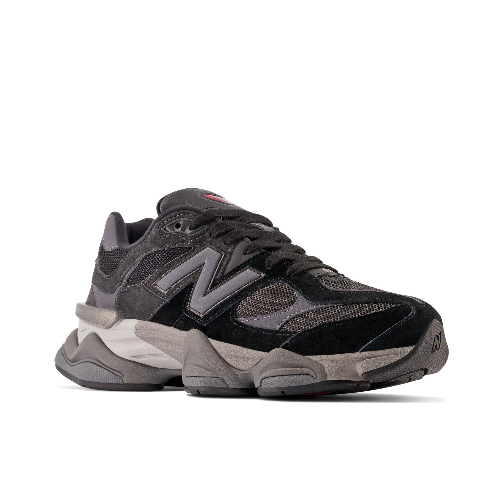New Balance Unisex 9060 | Black with Castlerock and Rain Cloud