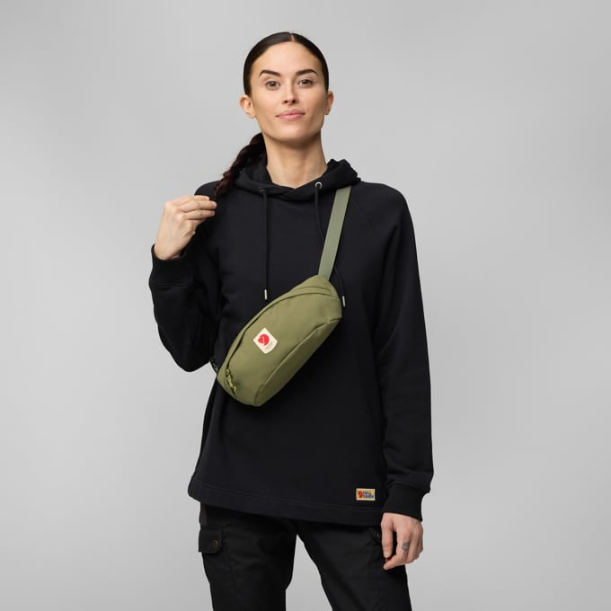 Fjallraven Ulvo Hip Pack Medium in Black  Accessories