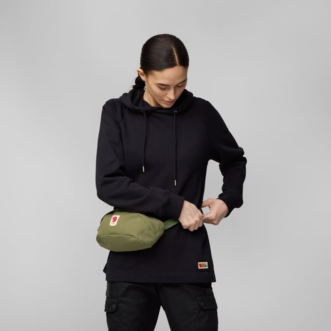 Fjallraven Ulvo Hip Pack Medium in Black  Accessories