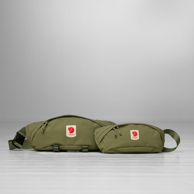 Fjallraven Ulvo Hip Pack Medium in Black  Accessories