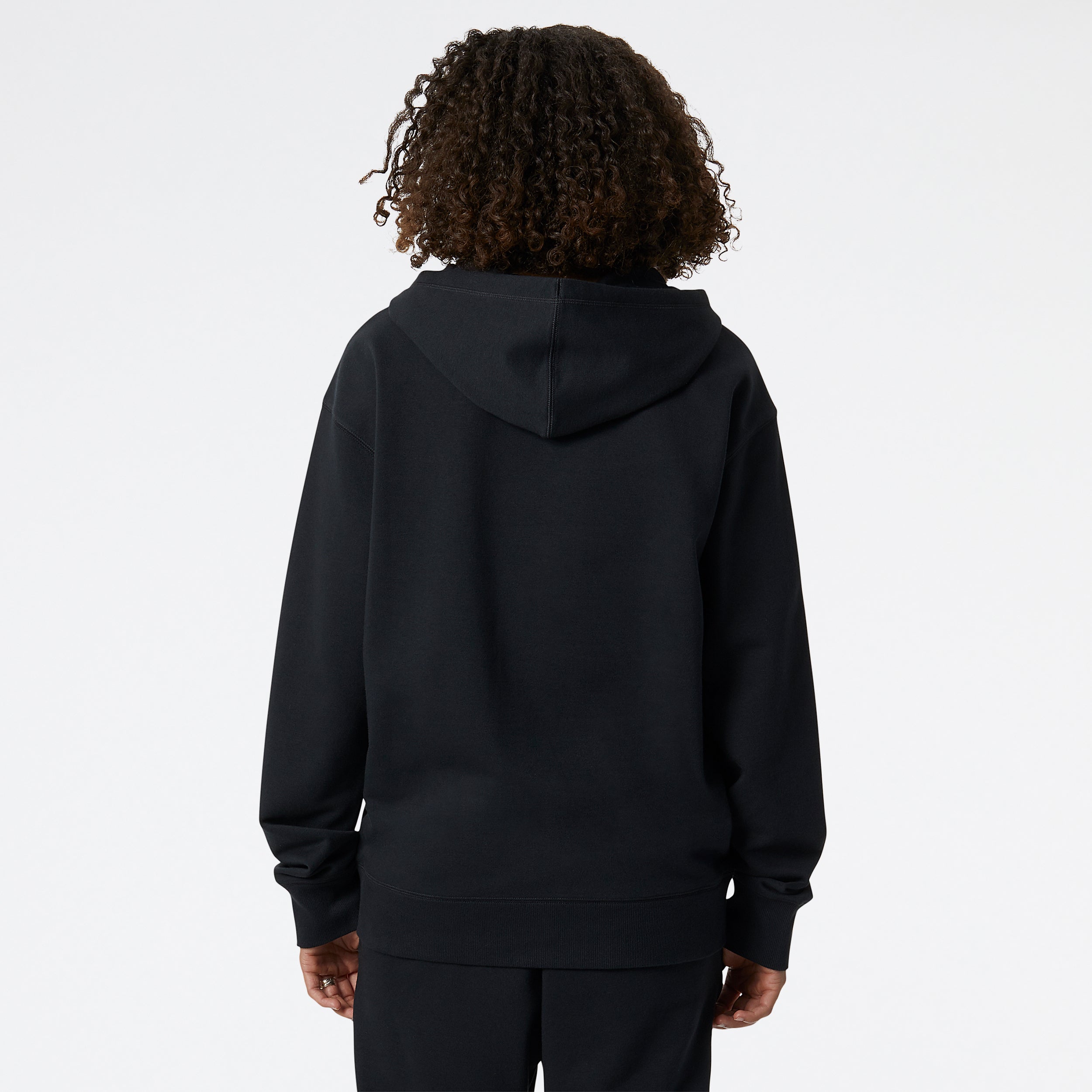 New Balance Uni-ssentials French Terry Hoodie in Black  Clothing