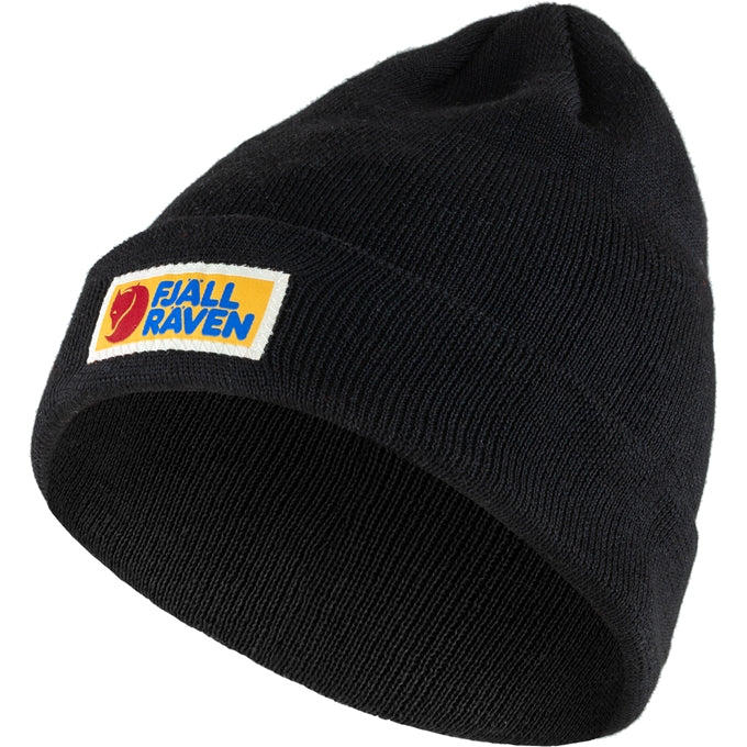 Fjallraven Vardag Classic Beanie in Black  Accessories