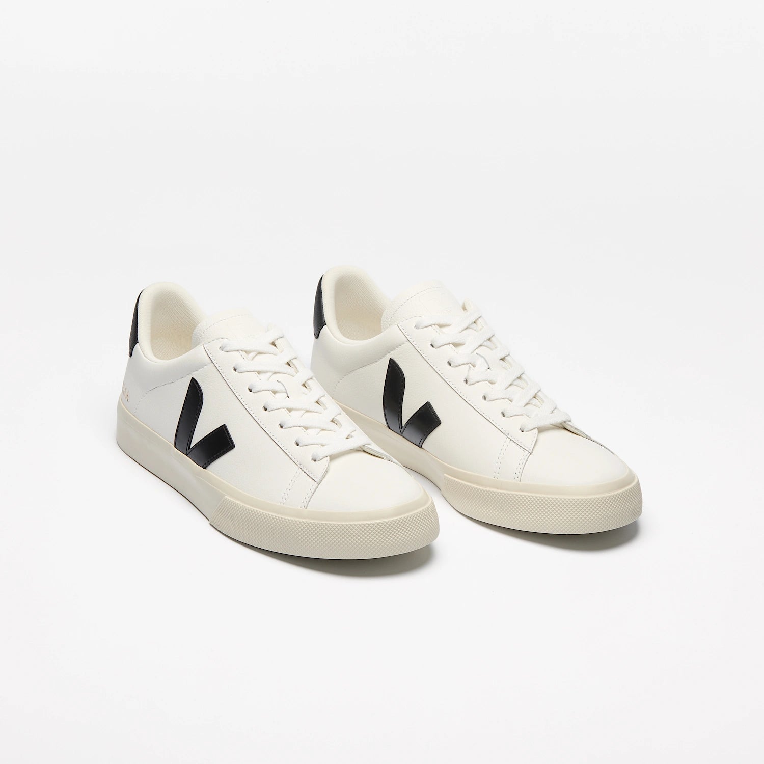 Veja Men's Campo Leather in White Black