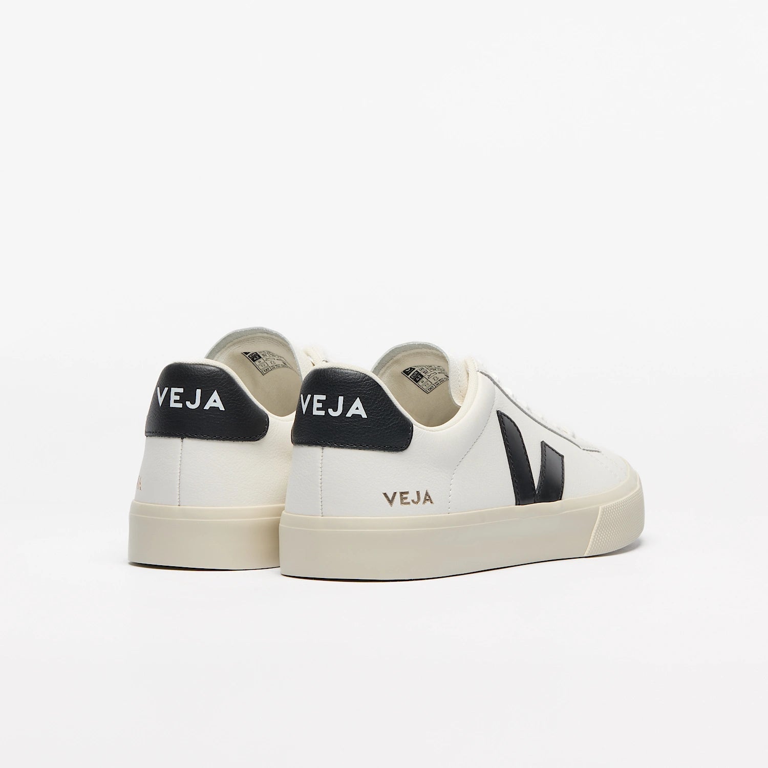 Veja Women's Campo Leather in White Black