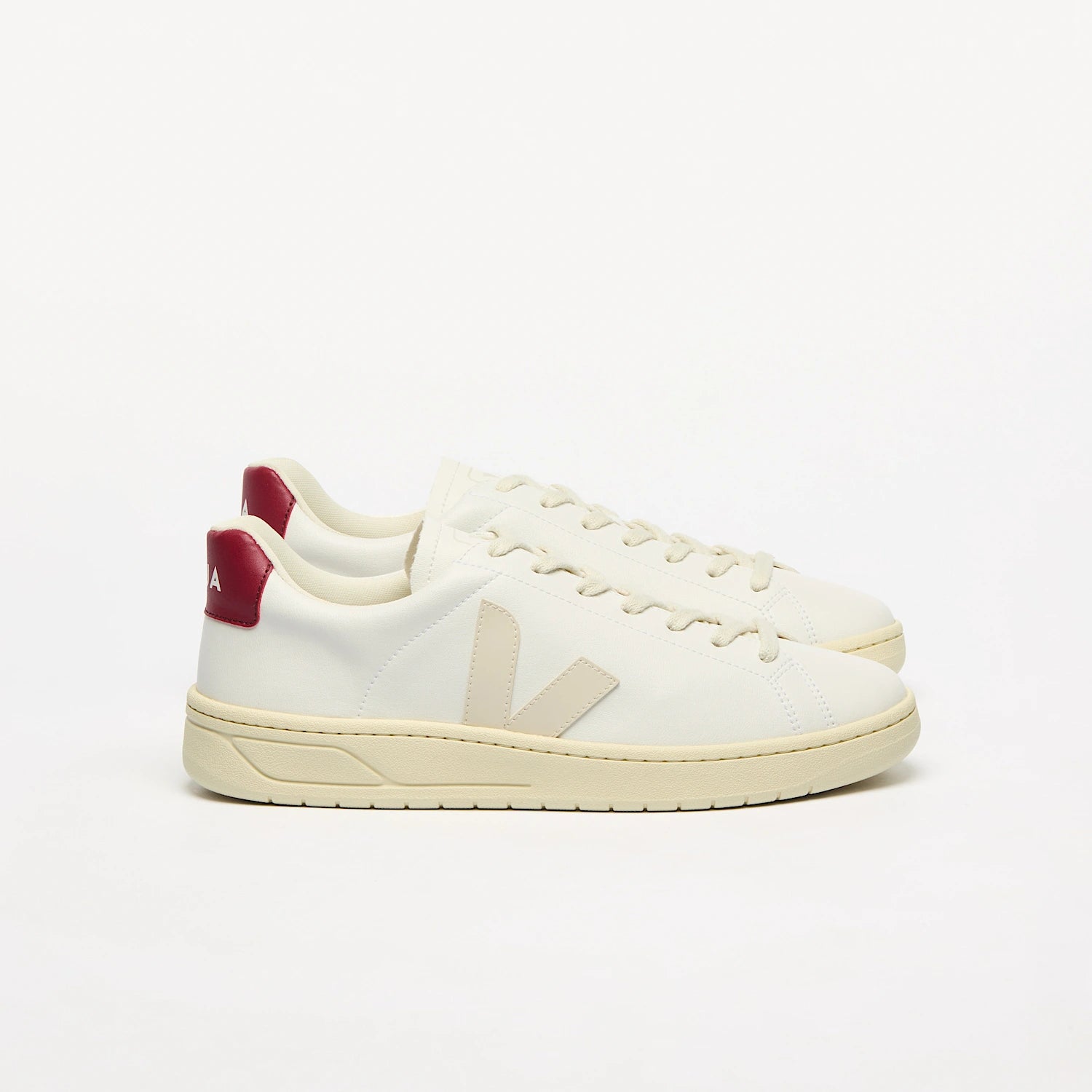 Veja Women's URCA CWL in White Pierre Marsala-Footprint USA