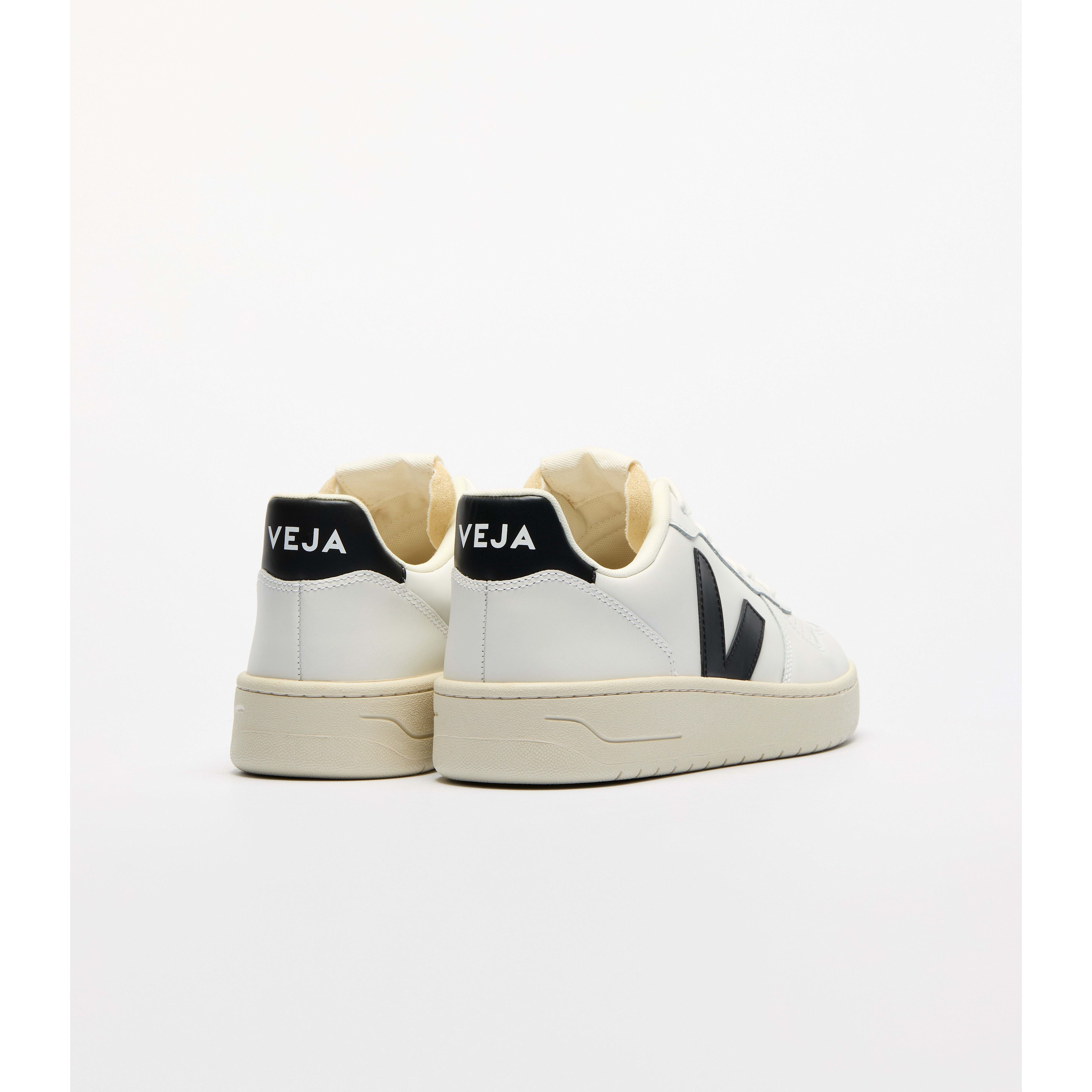 Veja Men's V-10 Prime Leather in White Black