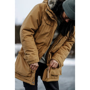 Fjallraven Women's Nuuk Parka in Buckwheat Brown  Women's Apparel