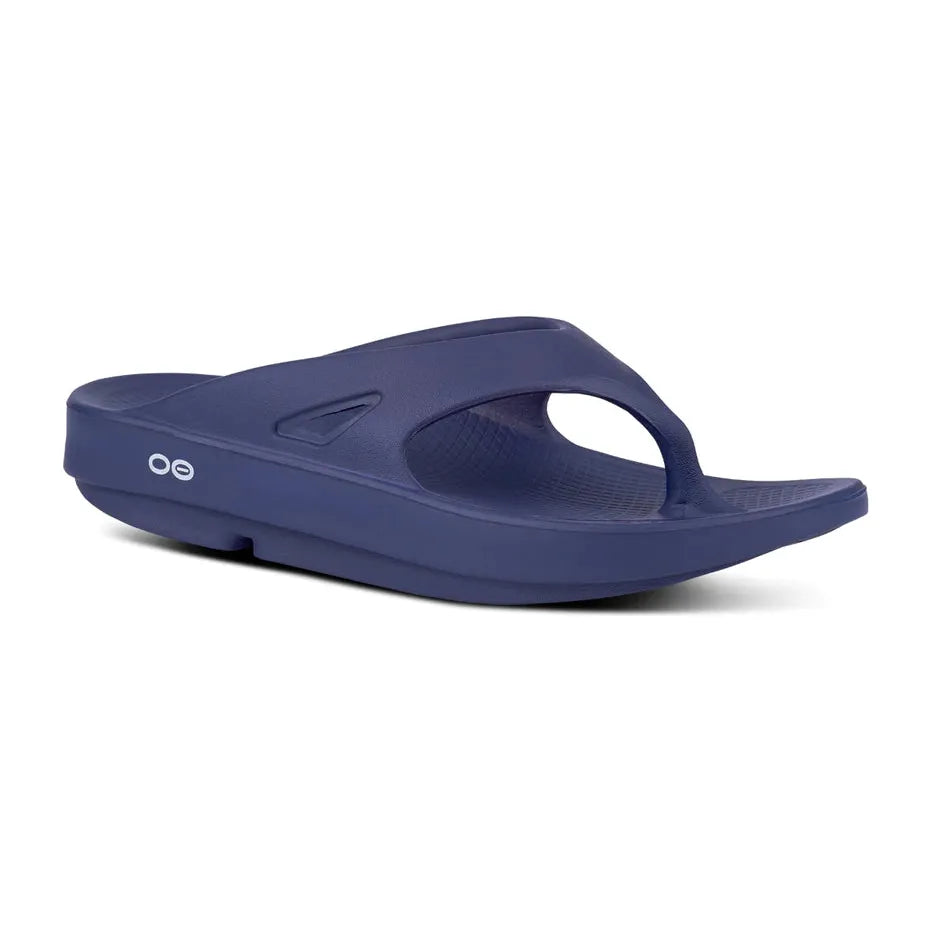OOFOS Unisex OOriginal Flip Flops in Navy  Men's Footwear